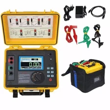 Digital 5KV High Voltage Insulation Tester with 0.5MΩ～10TΩ 1000 Groups Data