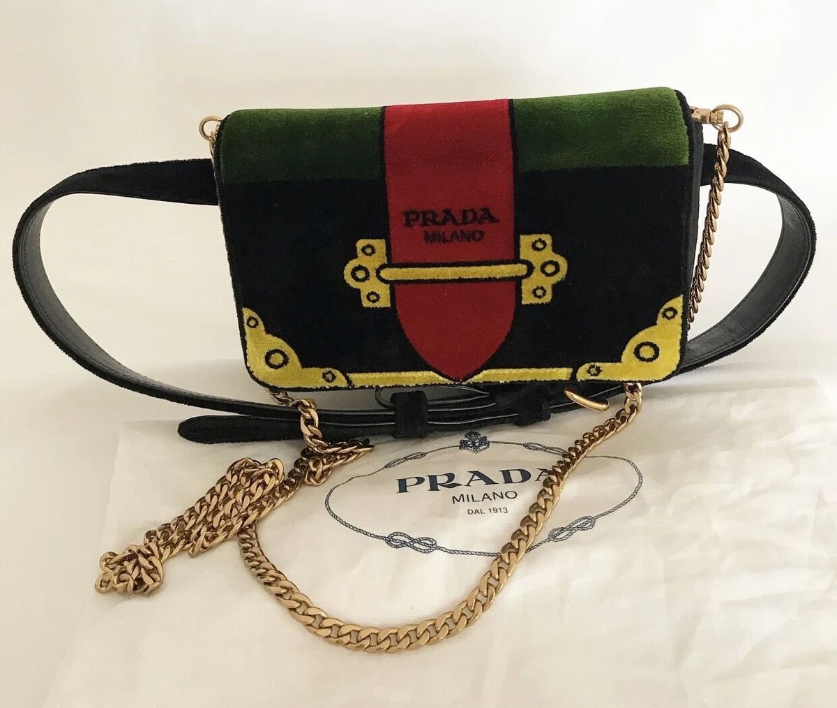 Prada, Bags, Prada Logo Belt Bag