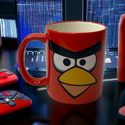 Red Angry Bird Mug Rovio Entertainment  2009-2011 Video Game Mug