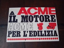 ACME Motors Edilizia Al 65/70/75 Motoren Engine Moteur Brochure 1969