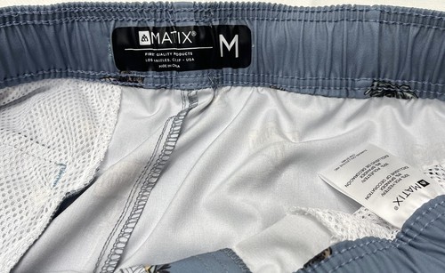Matix Medium M Dream blue Board swim Beach Shorts Beach palm tree print - Picture 9 of 9