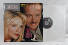 MAN TROUBLE LaserDisc LD Movie Jack Nicholson Ellen Barkin Widescreen