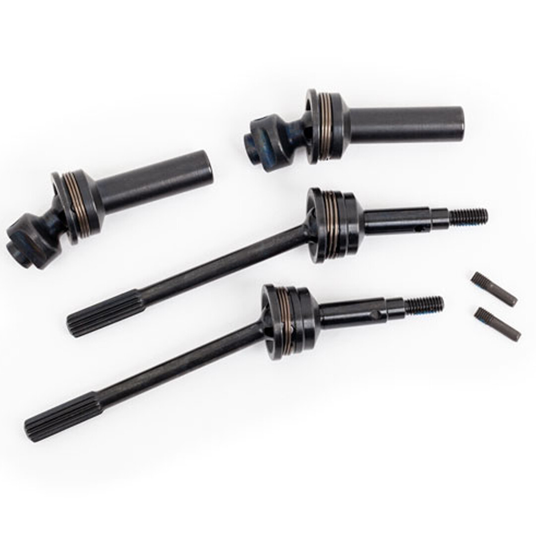 INTEGY Universal Drive Shafts With Stub Axles (2) - Heavy Duty Upgrade For Traxxas 8S X-Maxx 4X4 - View #3