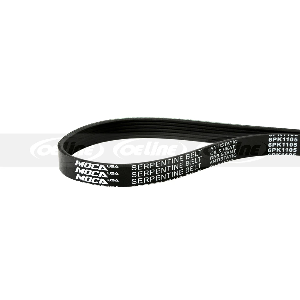 EPDM Serpentine Belt for 1998-2002 Honda Accord 2.3L ALT/AC/PS 4PK1065 6PK1105 - Image 4 of 4