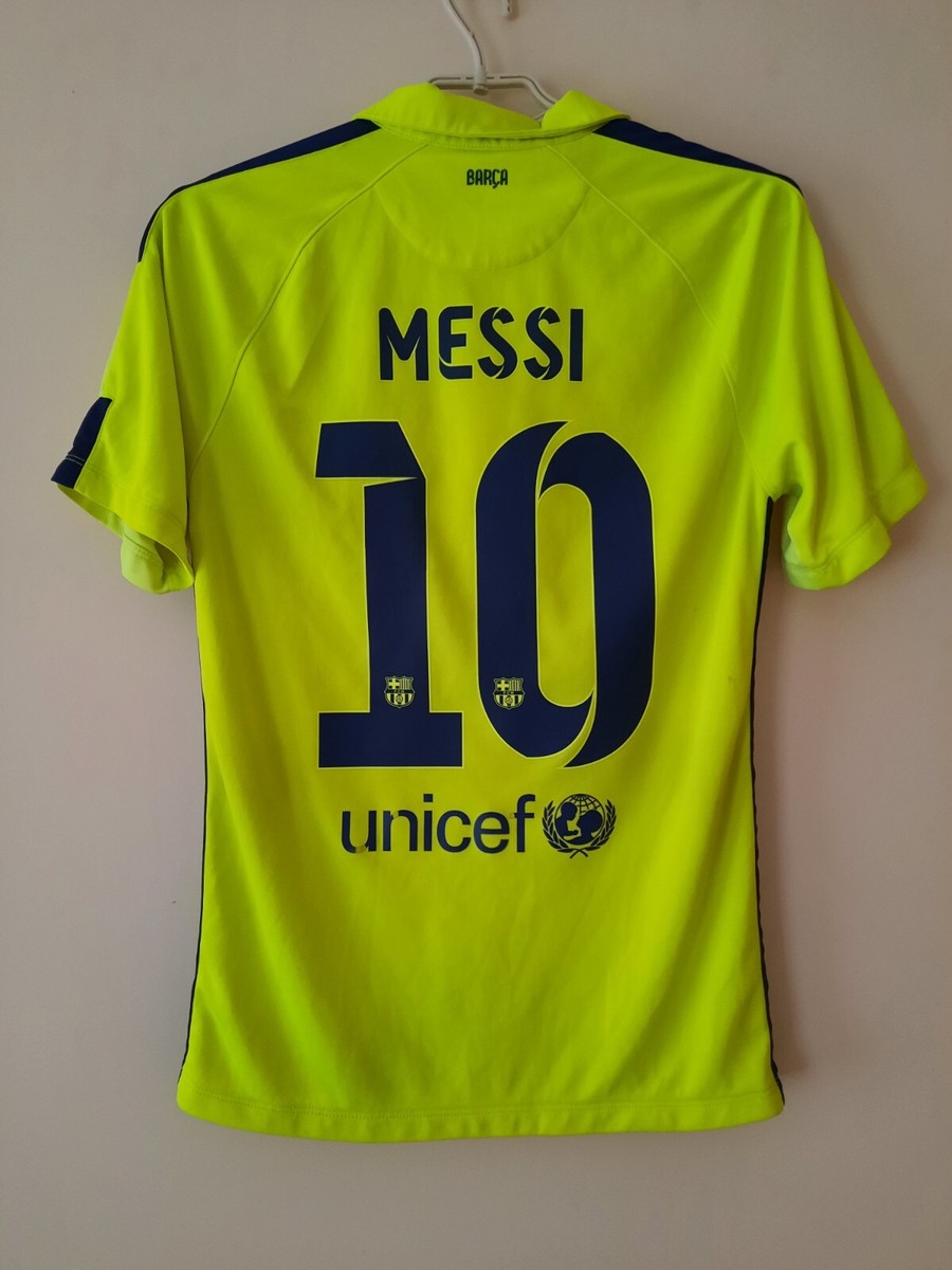 Barcelona Third Football Shirt Jersey 2014 2015 Nike Size S