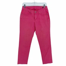 Jag Jeans Women Size 4 Pink Low-rise Slim Ankle Stretch Denim Jeans
