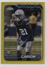 2024 Topps Chrome Rookies Yellow Refractor 14/75 Caelen Carson #276 1t9e