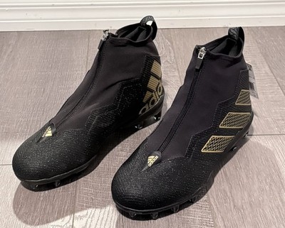 Adidas Nasty 2.0 Black Gold Football High Top Cleats Men's Size 12.5 GZ4628