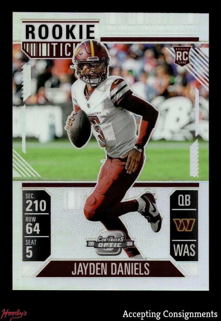 2024 Panini Contenders Optic Silver #75 Jayden Daniels RC ROOKIE Commanders