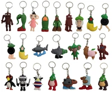 Italian Brainrot Action Figure Keychain, Backpack Key Ornament Collectible