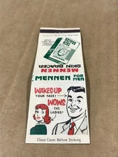 Vintage Mennen Skin Bracer - Matchcover, Matchbook