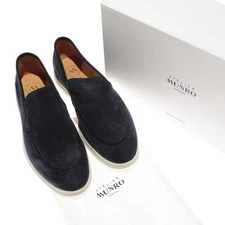 Atelier Munro NWB Slip On Loafers Size 43 (US 10) in Solid Blue Suede