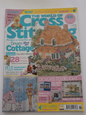 World of Cross Stitch magazine #89 Lilliput Lane Cottage Flowers Margaret Sherry