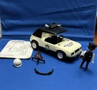 Vintage Playmobil #3149 Police Car and Traffic Officer - Incomplete