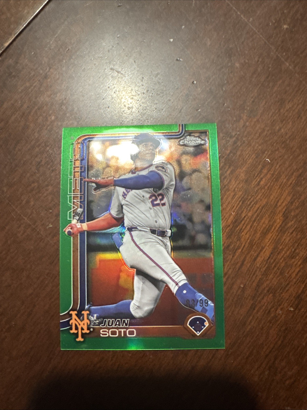 2025 Topps Chrome - Juan Soto #200 Green Refractor /99
