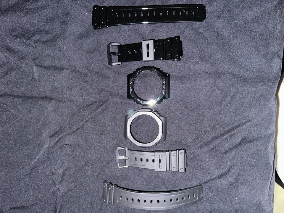 Bisel y correas de plástico de repuesto G Shock GA 2100 1A Foto 2 de 2