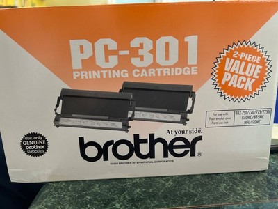 Brother PC-301  Printing Cartridge 2-piece value pack NEW