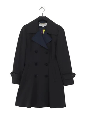 Trina Turk Women's Coat UK 8 Black Polyester with Other Pea Coat - Image 1 of 4