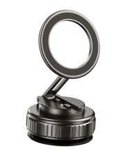 Vacuum Magnetic Phone Holder for Car, 360  Premium Aerospace-Grade Alloy black