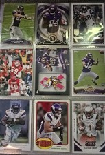 Minnesota Vikings NFL Trading Card Lot Cards Rookie Topps Diggs Peterson