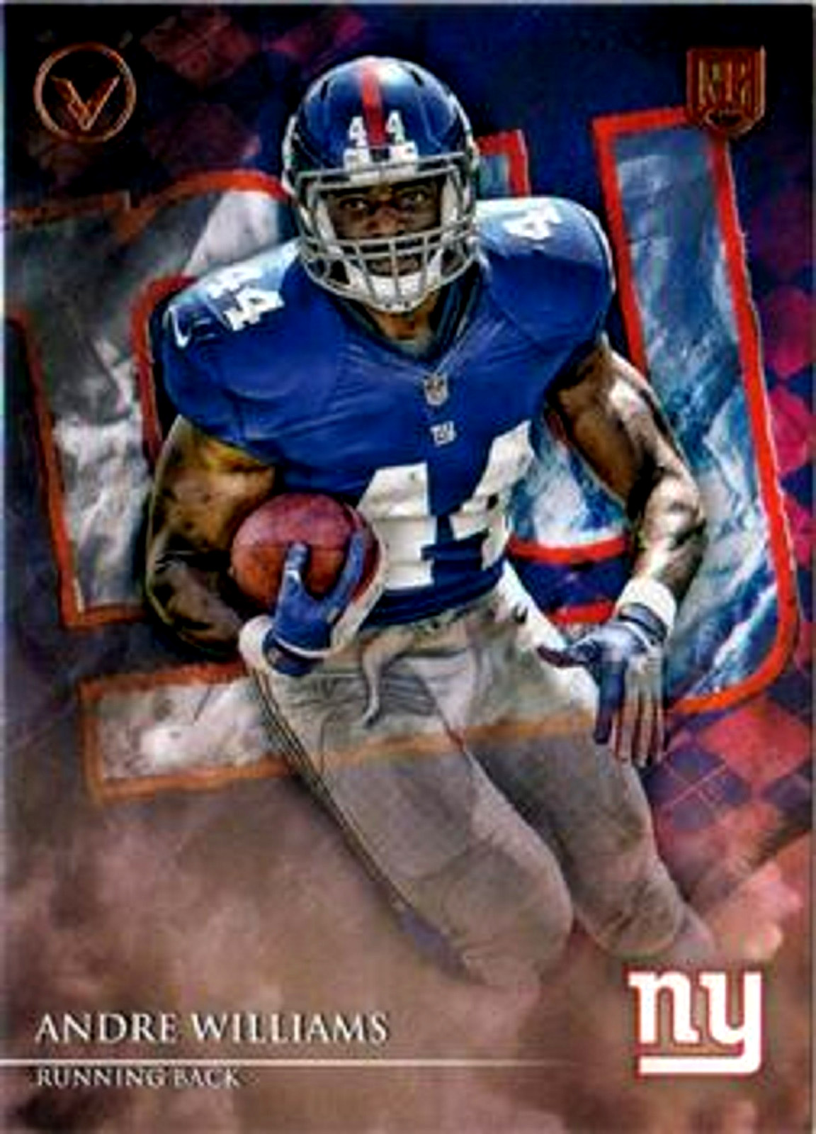 2014 Topps Valor #10 Andre Williams RC New York Giants