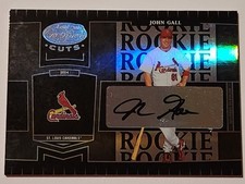 2004 Donruss Leaf Certified Cuts Black 1/1 Rookie Auto John Gall # 275 (1/1) 