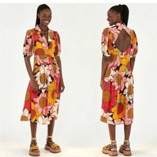 Farm Rio Colorful Sunflowers Midi Dress — NWT 🌻 | Women’s Medium