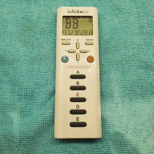 iClicker 2 Student Classroom Response Clicker Remote White Modern Boys Girls