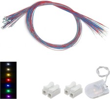 25PCS Pre-Wired Micro Blinking Leds Light Mode: Flashing Red Light 0805 SMD Led