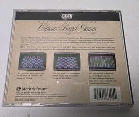 CDTV Commodore Classic Board Games Merit Software Mint Disc