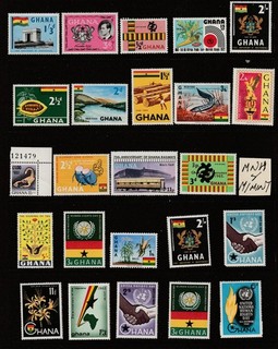 Ghana Stamps Small collection MNH and MH