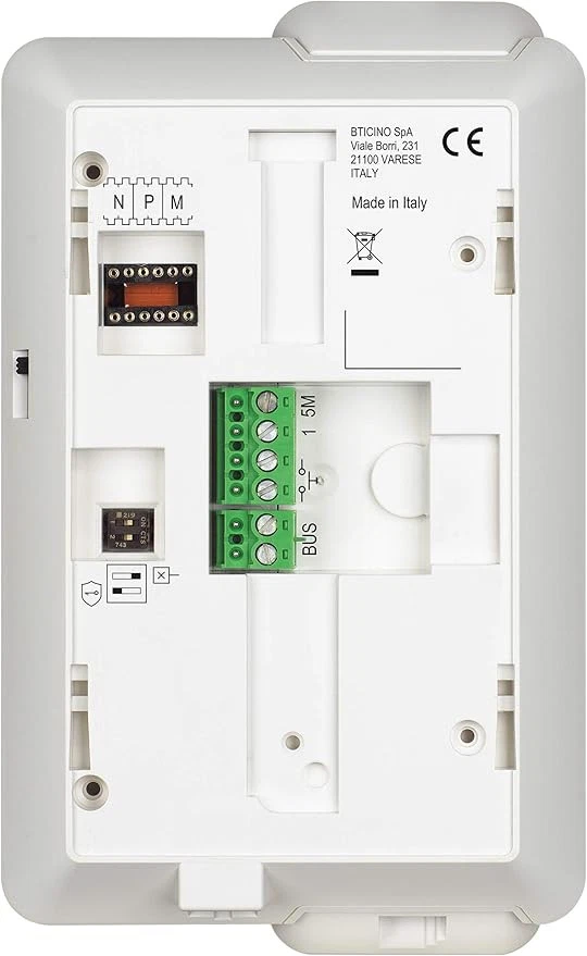 Citofono Cornetta Da Parete 2 Fili Classe 100A16M Colore Bianco Bticino 344292 - Immagine 4 di 4