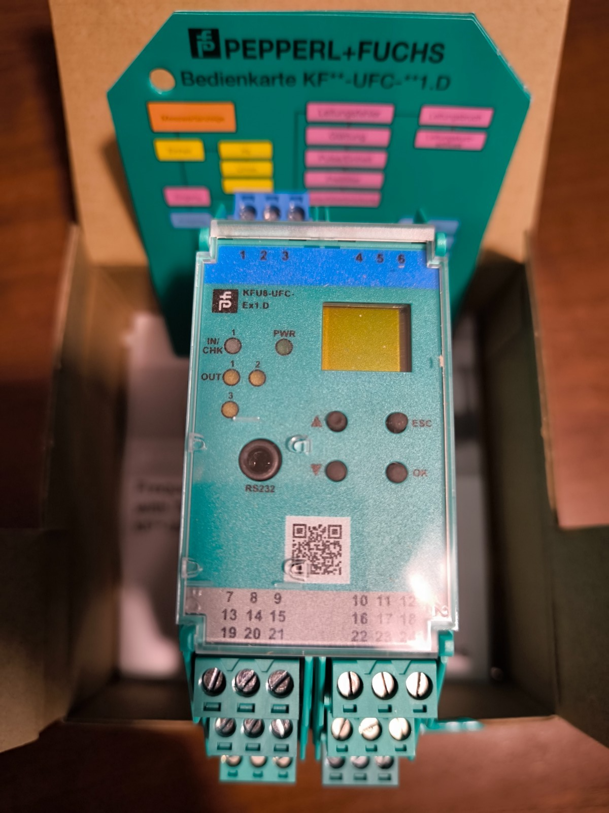No. 231197 - Pepperl+Fuchs - KFU8-UFC-EX1.D Frequency converter with trip values