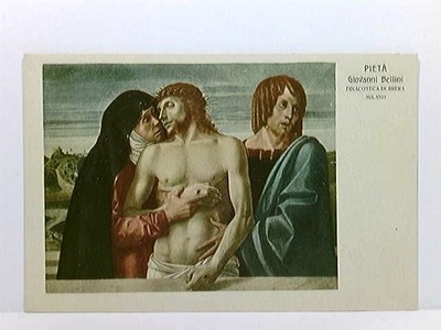 Künstler-AK Giovanni Bellini, Pietà, Pinacoteca di Brera Milano; ungelaufen, ca.