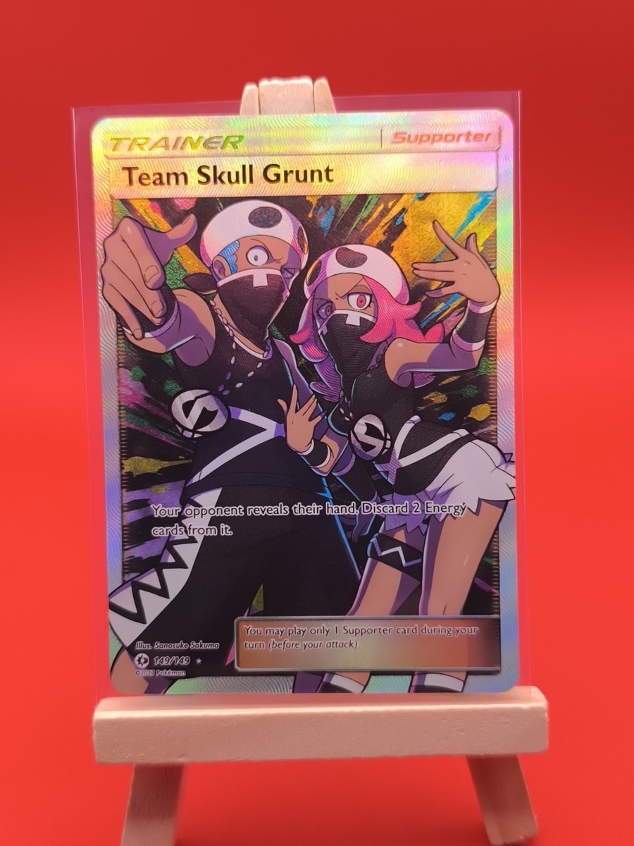 Team Skull Grunt 149/149 Sun Moon Base Full Art Ultra Rare