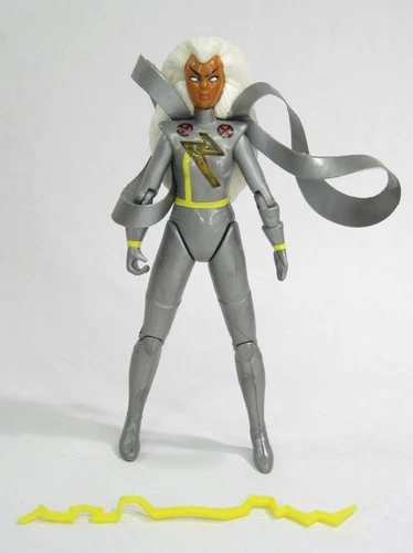 Toy Biz Vintage Marvel X-Men Repaint Series Storm Silver 5" Figure Complete