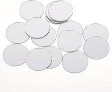50 Pcs Small round Craft Mirrors Circles Craft Mirrors Tiles Mini Acrylic Mirror