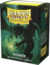 Matte Dual Power 100 Ct Dragon Shield Sleeves Standard Size New - Pokemon, Magic