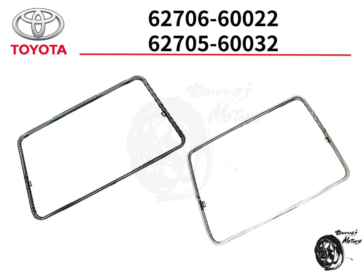 TOYOTA Genuine LAND CRUISER Frame Sub-Assy ​Quarter Window LH RH