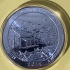 2014 Great Smoky Mountains BU Silver 5 oz Quarter America the Beautiful, TN