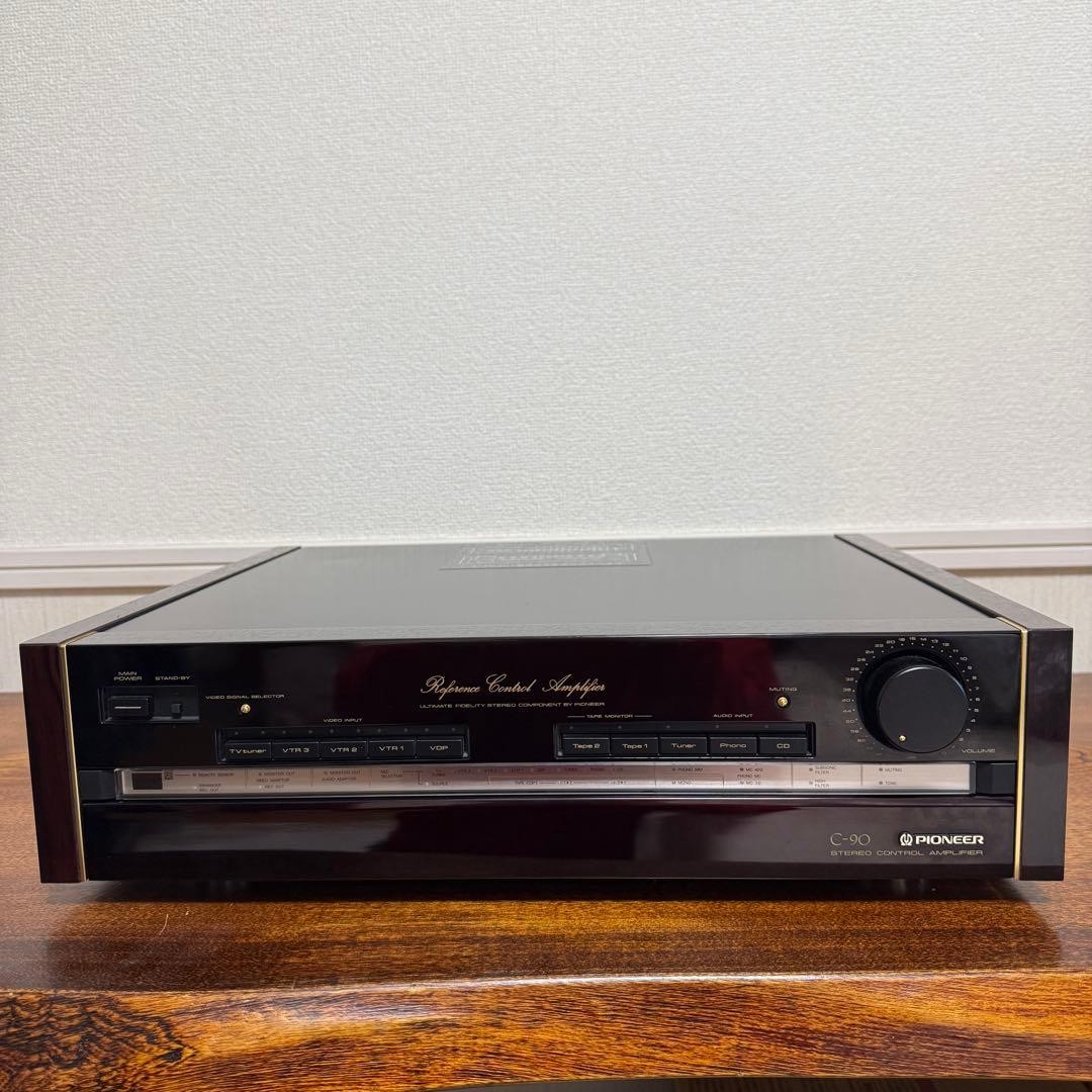 Pioneer C-90 Stereo Preamplifier Control Amp C-91 Reference Audio