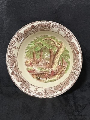 A.J Wilkinson Royal Staffordshire RURAL SCENES  Multicolor 9'' Vegetable Bowl