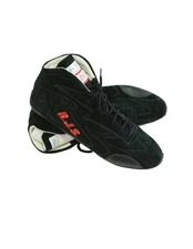 RJS SFI 3.3/5 "REDLINE" MID TOP RACE SHOES SIZE 05 BLACK