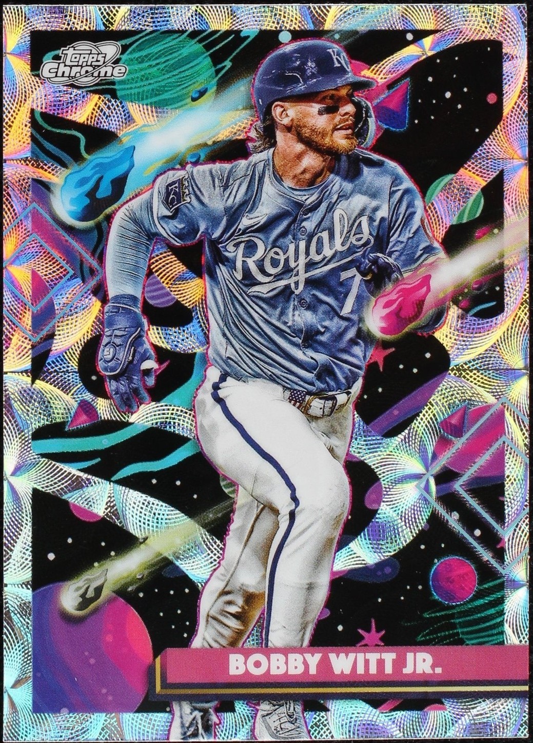 2025 Topps Cosmic Chrome - Bobby Witt Jr. #25 Nucleus Refractor 