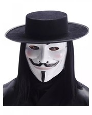 Guy Fawkes Vendetta Maske als Kostüm Zubehör