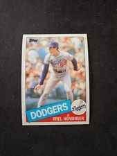⚾1985 Topps #493 Orel Hershiser Rookie Card RC⚾Near Mint or Better⚾