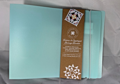 Missouri Star Quilt Co. Storage Binder Fabric Applique New