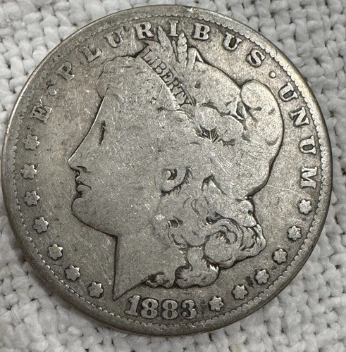 Uncirculated 1883 Philadelphia Mint Silver Morgan Dollar G