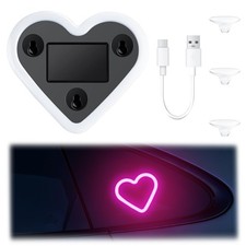Ifunyled Car Led Interior Lights Heart-shaped Ambient Light For Pink