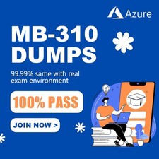   MB-310  Azure Dumps FAQ  Valid  99 Pass Guarantee